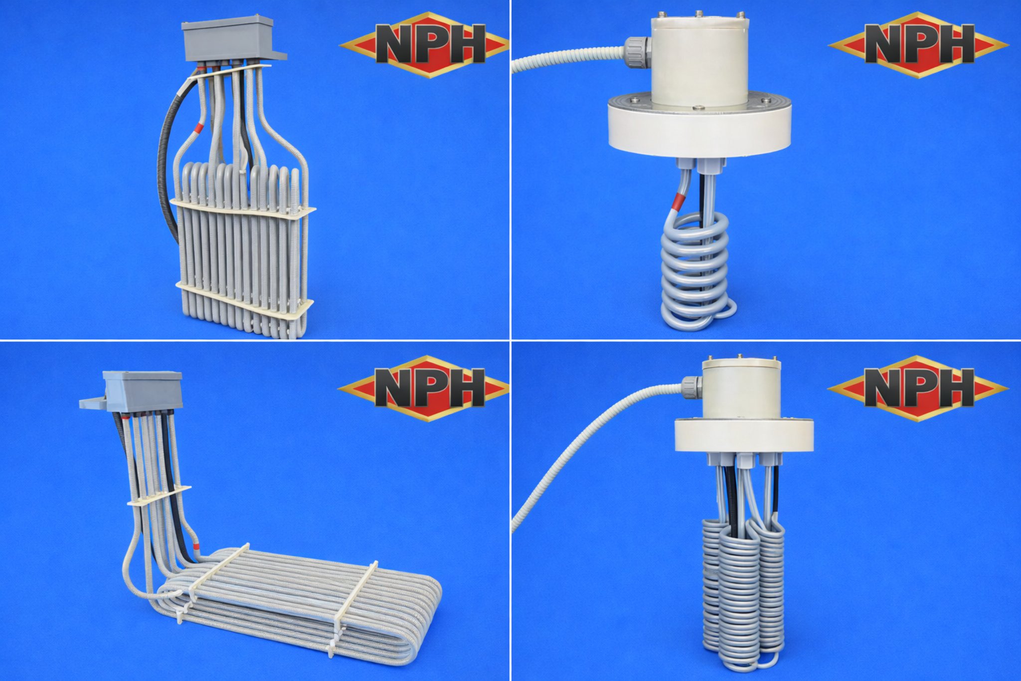 Flange & Over-the-Side Teflon (PTFE) Immersion Heaters Group